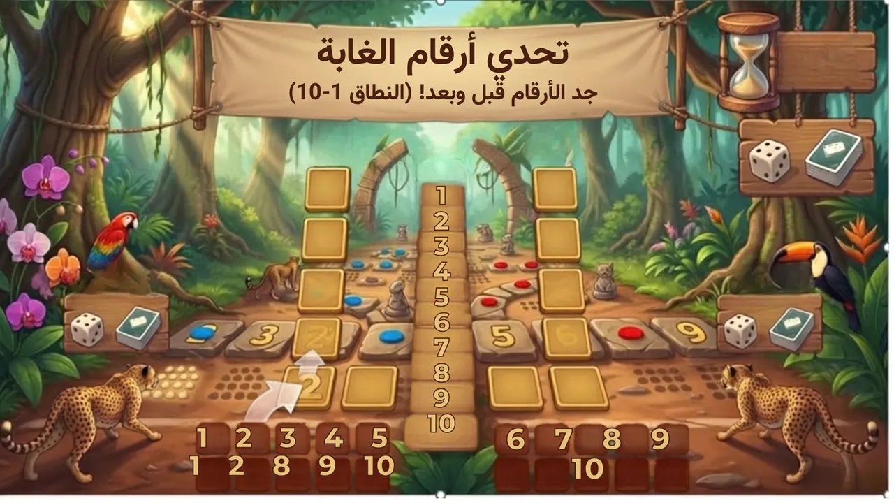 تحدّي أرقام الغابة: قبل وبعد