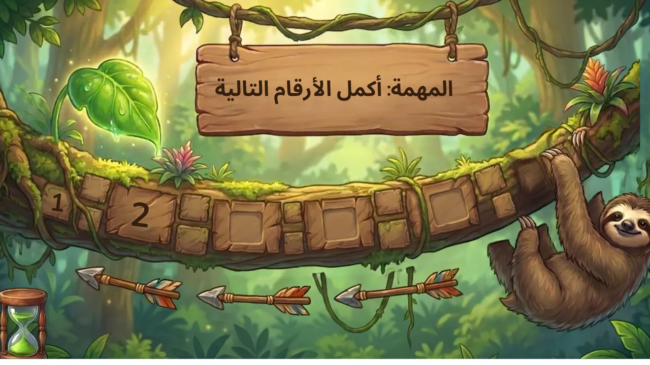 المهمة: أكمل الأرقام الناقصة